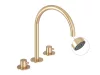 Espirit álló mosdócsaptelep, 3 furatos 270 mm leeresztő nélkül ES 018.60GLB, gold