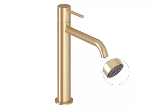 Espirit álló mosdócsaptelep 250 mm leeresztő nélkül ES 014.60GLB, gold