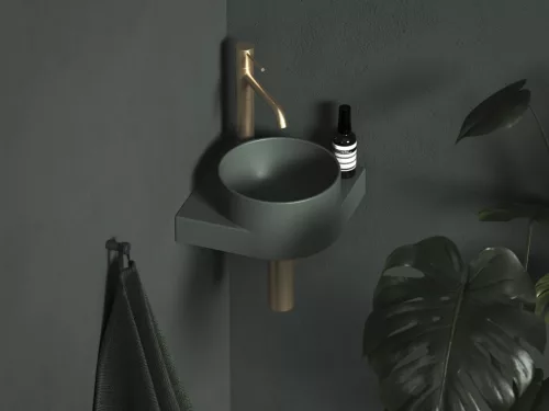 Espirit álló mosdócsaptelep 250 mm leeresztő nélkül ES 014.60GLB, gold