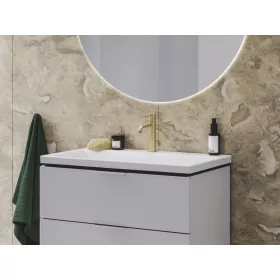   Espirit álló mosdócsaptelep BeCool 190 mm leeresztő nélkül ES 012.61GLB, gold
