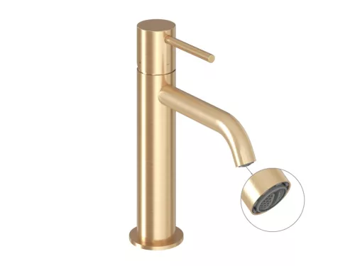 Espirit álló mosdócsaptelep BeCool 190 mm leeresztő nélkül ES 012.61GLB, gold