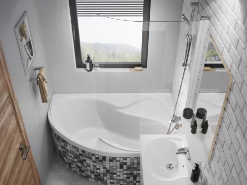 Állítható zuhanytartó rúd 972.00CR, 60 cm króm
