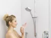 Zuhany gégecső 912.50CR, műanyag boritással 150 cm króm