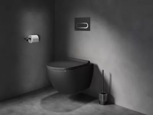 Chrome CR II 411.20BLM WC-kefe tartállyal, matt fekete