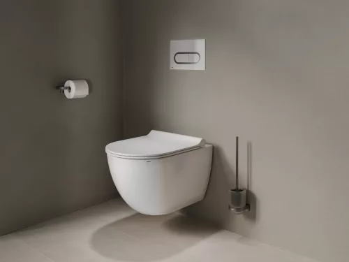 Chrome CR II 400.20GB WC-papír-tartó, szálcsiszolt grafit