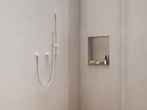 Fali zuhany csatlakozó 701.11WV, White Velvet