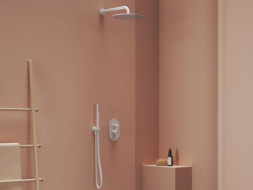 Esőztető zuhanyfej köralakú, 250 mm 980.10WV, White Velvet