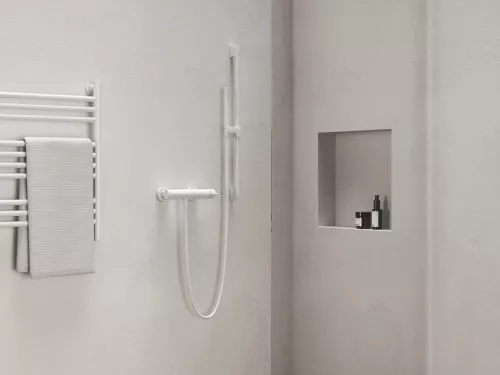 Állítható zuhanytartó rúd 70 cm 974.10WV, White Velvet