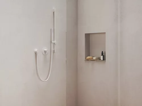 Állítható zuhanytartó rúd 70 cm 974.10WV, White Velvet