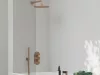 Fali csatlakozó zuhanyfejhez 702.61RGB, rose gold