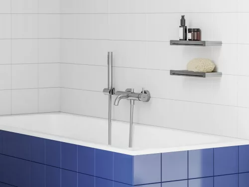 Espirit fali kádcsaptelep szettel, króm ES 022.00CR+S