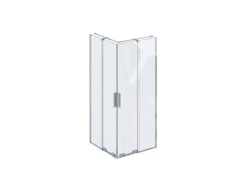 RORV2 90x90 zuhanykabin krómhatású+transparent