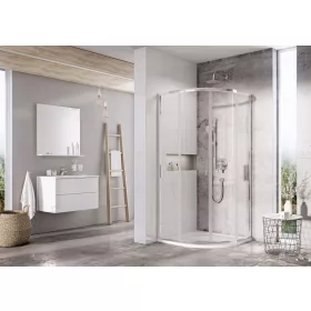 Bliy Slim BLSCP4 80x80 zuhanykabin krómhatású+transparent