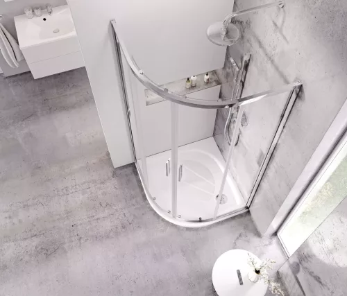Blix Slim BLSCP4 90x90 zuhanykabin krómhatású+transparent