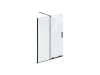 ROWI 100 zuhanykabin fekete+transparent