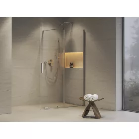 ROWI 100 zuhanykabin krómhatású+transparent