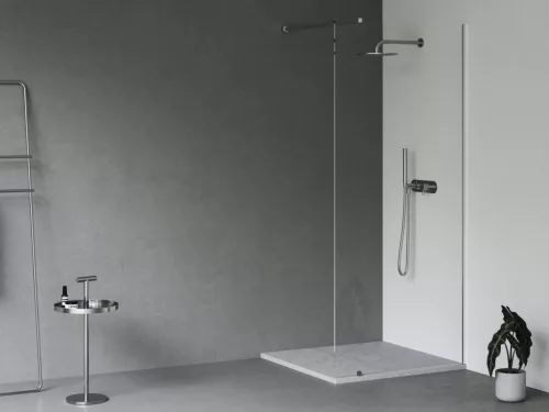 Slate Pro zuhanytálca 90x90 Smoke Grey