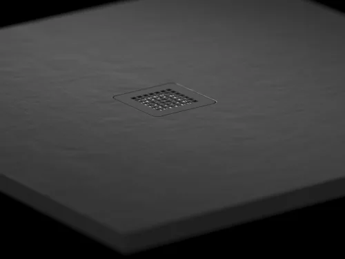 Slate Pro zuhanytálca 140x90 matt fekete