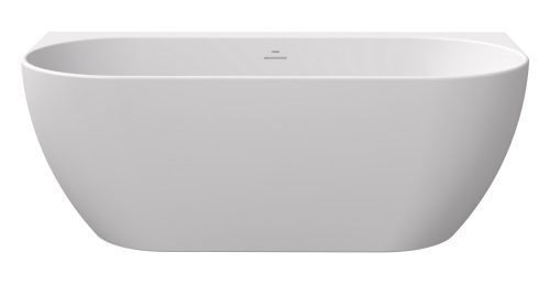 Freedom Wall 166x80 akrilkád, fehér, fehér/fekete/króm lefolyó