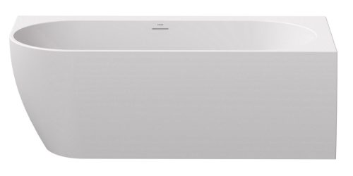 Freedom Corner 170x80 akrilkád, jobb, fehér, fehér/fekete/króm lefolyó