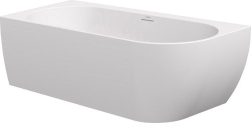 Freedom Corner 170x80 akrilkád, bal, fehér, fehér/fekete/króm lefolyó