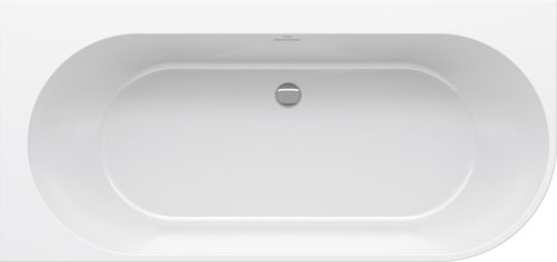 Freedom Corner 170x80 akrilkád, bal, fehér, fehér/fekete/króm lefolyó