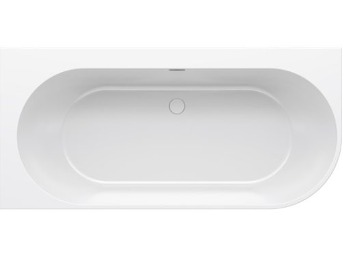 Ravak Freedom Corner 170x80 akrilkád, bal, fehér, fehér túlfolyóval