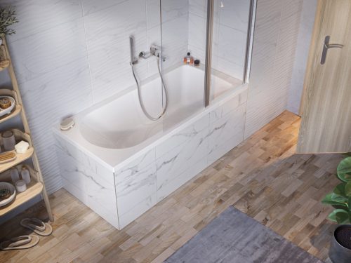 Flow 150x70 akrilkád fehér