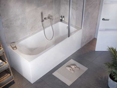 Flow 150x70 akrilkád fehér