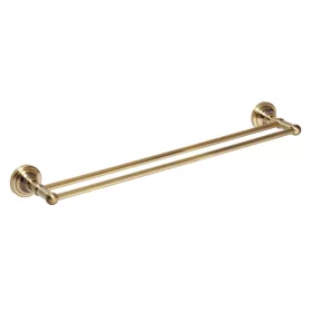 Sapho Bemeta Retro dupla törölközőtartó bronz (XJ407)