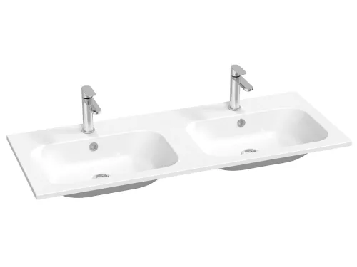 Chrome Slim 120 duplamosdó fehér, furattal