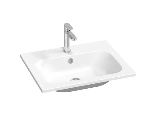 Chrome Slim 60 mosdó fehér, furattal