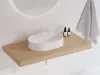 Ceramic Slim Shelf O 55 kerámiamosdó fehér
