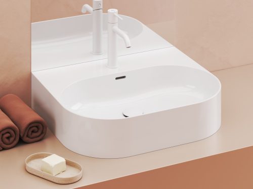 Ceramic Slim Wall O 55 N kerámiamosdó fehér