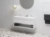 Lite 120 duplamosdó fehér, túlfolyó és csaptelep furat nélkül