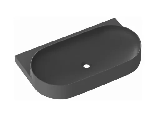 Yard 80 kerámiamosdó antracit, túlfolyó furat nélkül