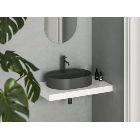 Ceramic Slim Shelf O 55 kerámiamosdó antracit