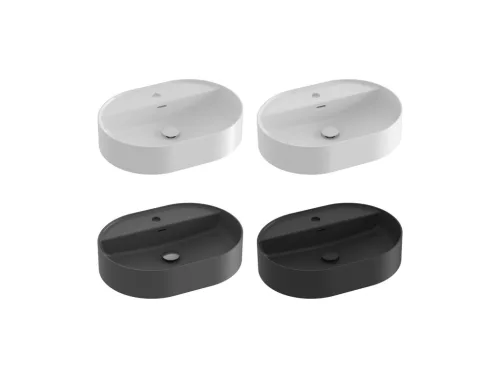 Ceramic Slim Shelf O 55 kerámiamosdó antracit