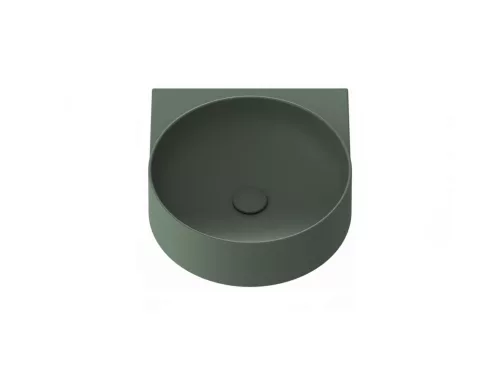Yard 40 kerámiamosdó Grey Green, túlfolyó furat nélkül