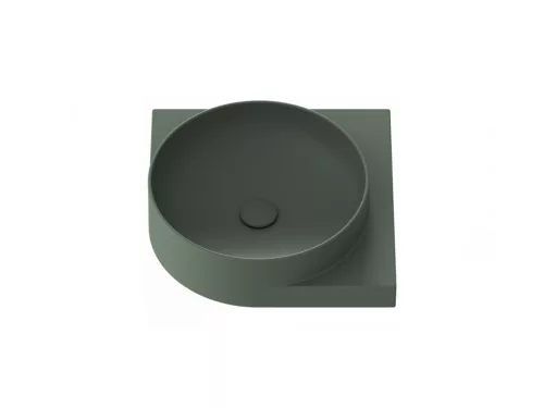 Yard 45 C kerámiamosdó Grey Green, túlfolyó furat nélkül