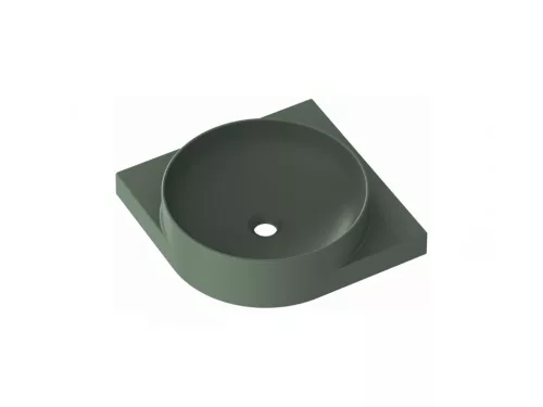 Yard 45 C kerámiamosdó Grey Green, túlfolyó furat nélkül