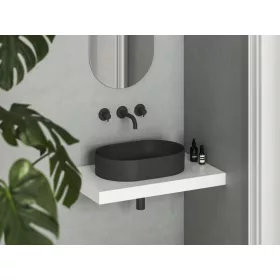 Ceramic Slim O 55 kerámiamosdó matt fekete