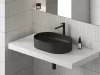 Ceramic Slim O 55 kerámiamosdó matt fekete