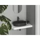 Ceramic Slim Shelf O 55 kerámiamosdó matt fekete