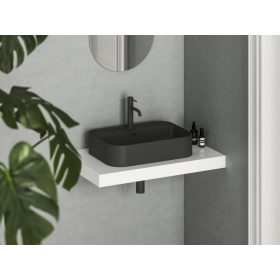 Ceramic Slim Shelf R 55 kerámiamosdó matt fekete