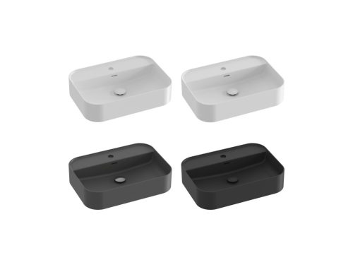 Ceramic Slim Shelf R 55 kerámiamosdó matt fekete