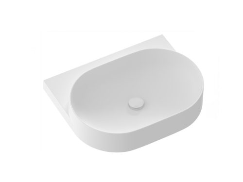 Yard 60 kerámiamosdó, fehér, túlfolyó furat nélkül