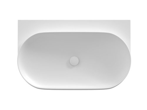 Yard 80 kerámiamosdó, matt fehér, túlfolyó furat nélkül