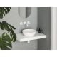 Uni Slim 40 B kerámiamosdó, matt fehér