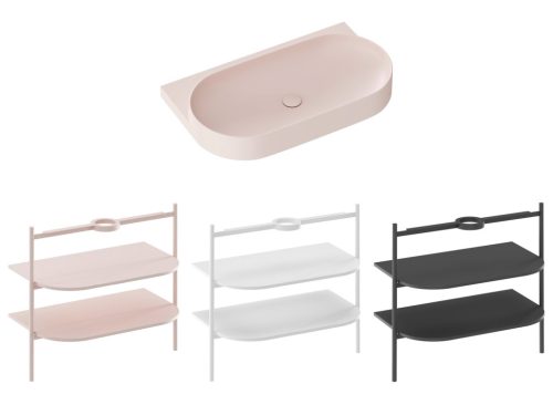 Yard 80 kerámiamosdó Alabaster Pink